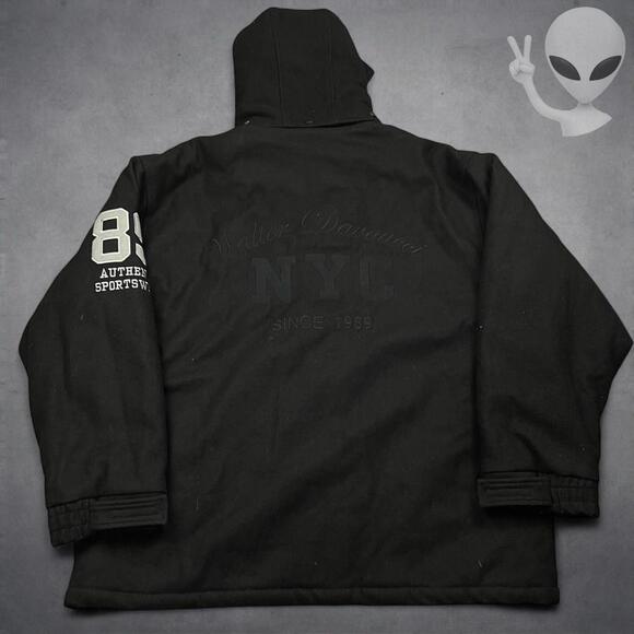 Vintage Walter Davoucci NYC Wool Quilted coat Extra Large 90s - Picture 8 of 8